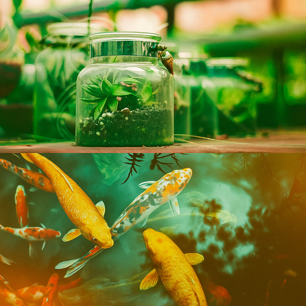 aquarium fish portrait